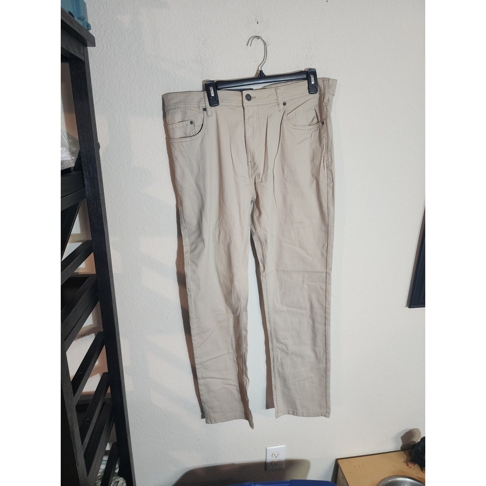 JACHS NEW YORK  5-Pocket Straight Fit Pants tan 38x32